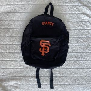 SF Giants Black Backpack with ‘SF’ Logo